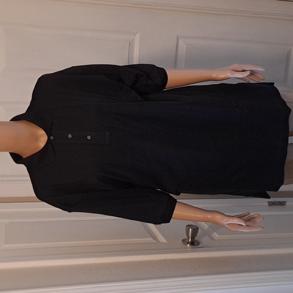 NWT Men's Short Sleeve Black Active Sports Polo Shirt by Sunrise